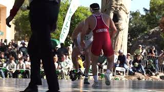 285 Brook Byers Stanford vs Trevor Tinker Cal Poly [upl. by Enilada]