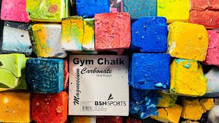 100 Dyed Dusty amp Soft BSN Gym Chalk 🎉 Thanks for 100000 Subscribers 🎉 [upl. by Raffaj]