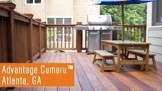 Cumaru Decking Brings Warmth to One Atlanta Home [upl. by Esila725]