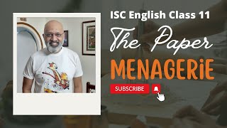 The Paper Menagerie  ISC Class 11 Prism Textbook  Explained in Hindi  T S Sudhir  SWS [upl. by Attenwahs]