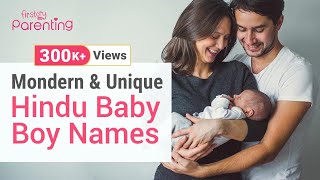 25 Modern amp Unique Hindu Baby Boy Names with Meanings [upl. by Cecilio]