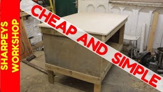 Easy Diy Workbench Build [upl. by Aititil119]