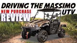 Driving a UTV Vehicle MASSIMO MSU 500 [upl. by Rodrick114]