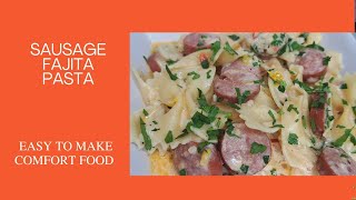 How to Make Sausage Fajita Pasta [upl. by Nyvar]