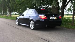 BMW E60 550i SMG Launch Control [upl. by Placidia]