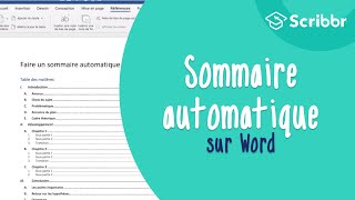 Faire un sommaire automatique sur Word en moins de 3 minutes   Scribbr 🎓 [upl. by Dazhehs]