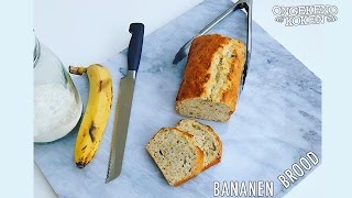 Bananenbrood maken  Ongekend lekker [upl. by Aibonez57]