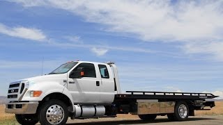 2015 Ford F750 Super Cab XLT with Chevron Series 12 LGC Carrier Rollback from IWS [upl. by Hayashi]