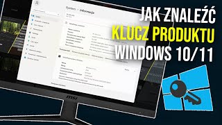 Jak znaleźć klucz produktu Windows 1110  Jak sprawdzić klucz Windows [upl. by Hsepid]