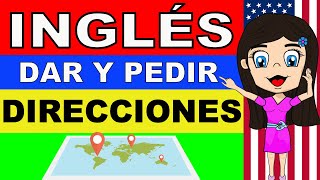 DAR y PEDIR DIRECCIONES EN INGLÉS  APRENDE FRASES ÚTILES EN INGLÉS EN ESTA CLASE DE INGLÉS BÁSICO [upl. by Doubler]