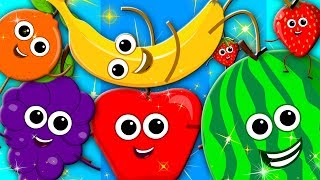 learn colors  fruits song  nursery rhymes  learning colors  preschool kids tv [upl. by Perot29]