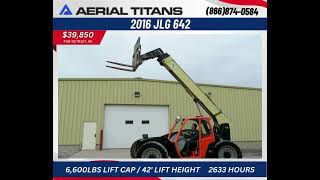 2016 JLG642 SN6467 FOR SALE jlg telehandler [upl. by Schoenberg]