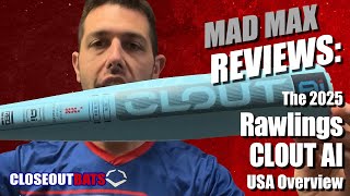 Rawlings Clout AI USA Bat RUS5C10 10oz 2025 [upl. by Beckie225]