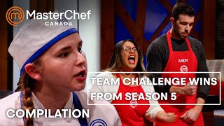 Infamous Team Challanges  MasterChef Canada  Season 5  MasterChef World [upl. by Akihsat327]