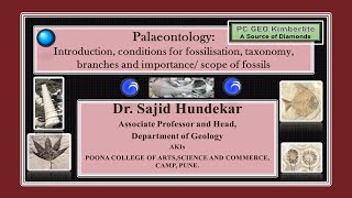 Palaeontology Intro conditions for fossilization and scope of fossils [upl. by Etra529]