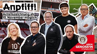 Live vom Millerntor Die Auftaktveranstaltung der FCSPGenossenschaft [upl. by Paulie433]