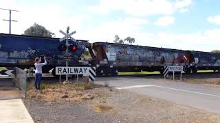 InverleighWinchelsea Road Level Crossing Inverleigh Victoria Before Upgrade [upl. by Atinehs999]