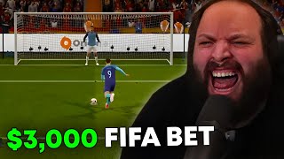 WE BET 3000 ON A FIFA GAME [upl. by Gwynne]