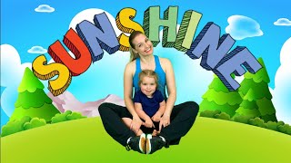 GOOD MORNING STRETCH AND SONG FOR ACTIVE KIDS When the Sun Shines Down on Me [upl. by Egiaf]