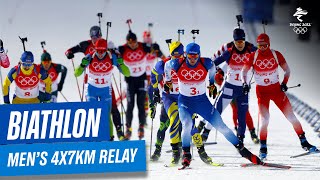 Biathlon  Mens 4x75km Relay  Full Replay  Beijing2022 [upl. by Arman]