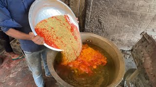 Rajasthani Peeli Daal Making at Jodhpur  Jadhpur Street Food [upl. by Ahsienek]