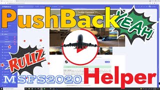 Msfs2020 Toolbar Pushback Helper Get it FREE amp What does it Do Must have for Beginners amp ADV [upl. by Dinin438]