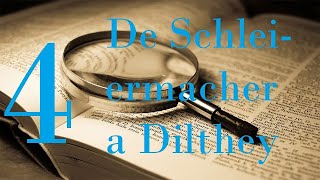 De Schleiermacher a Dilthey  Hermenéutica 415 [upl. by Frances968]