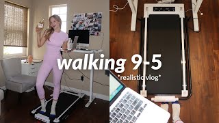 How Much I WALK While Working 95  Work From Home Vlog [upl. by Gwynne]