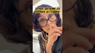 La PROF qui donne toutes les réponses de l’EXAMEN 😲 prof enfants examen [upl. by Egiap]