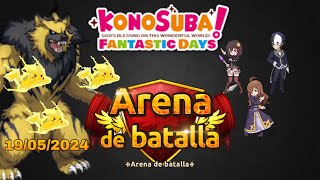 KonoSuba Fantastic Days Battle Arena Lightning Bear [upl. by Kreindler]