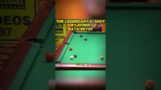 THE LEGENDARY ZSHOT BY EFREN BATA REYES billiards videoshorts efrenreyesbestshot pooloflegends [upl. by Anastase41]