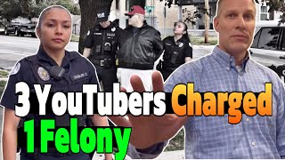 3 YouTubers Charged amp Arrested  This Story Gets Worse as it Plays Out [upl. by Esirahs811]