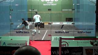 PSA Case Swedish Open 2012 Semifinal  Karim Darwish vs Daryl Selby [upl. by Alyag]