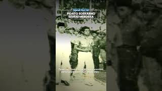 Momen Pidato Perdana Soekarno Seusai Merdeka pada 23 Agustus 1945 Umumkan Pembentukan BKR [upl. by Enait]