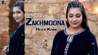 Heer Khan Pashto New Tappy Song 2024  Zakhmoona Tappy  Heer Official Music Video  Pashto Studio [upl. by Naxela]