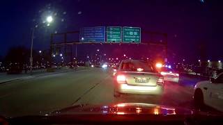 ROVE R24K Dash Cam Night Time Video [upl. by Morita]