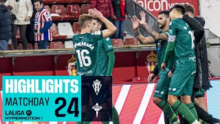 Resumen de Real Sporting vs Racing Club Ferrol 12 [upl. by Kimberlyn483]