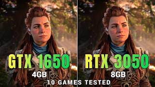 Nvidia GTX 1650 vs RTX 3050 2024  10 Games Tested  Is it Worth Upgrading [upl. by Elna]