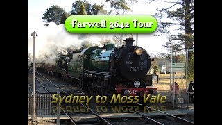 NSW Rail Museum  3642 Farewell Trip 1st July 2018 [upl. by Anitnamaid970]