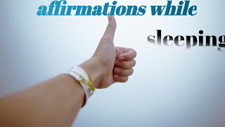 Affirmations while sleeping  affirmations while sleeping self love  affirmation [upl. by Ragucci25]