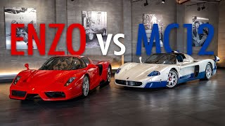 Which Hypercar Should You Buy Ferrari Enzo or Maserati MC12 [upl. by Emlin877]