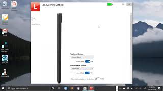 Installing Lenovo Pen Settings and Configuring Your Pen [upl. by Tyika]