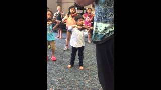 Lightly row group class Suzuki violin lesson [upl. by Lemmy806]