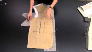 How to Canvas the Suit Coat Front Part One [upl. by Shanda]