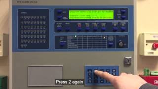 Ziton ZP3 Fire Alarm Control Panel How to check the software version [upl. by Aihsrop]