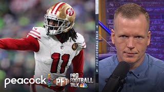 49ers’ Brandon Aiyuk posts message to Mike Tomlin amid trade rumors  Pro Football Talk  NFL on NBC [upl. by Nuahs]