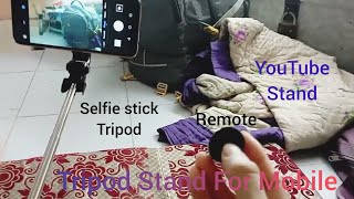 Mobile Tripod Stand  Mobile Tripod  Tripod Stand For Mobile  Selfie Stick [upl. by Aubin]