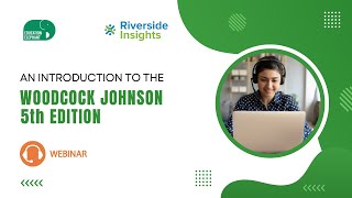 New Woodcock Johnson V  5th Edition Webinar [upl. by Annahgiel]