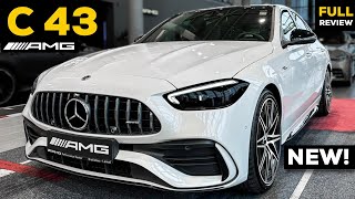 NEW 2023 MERCEDES AMG C43 Sedan BETTER Than Before FULL InDepth Review Sound Exterior Interior [upl. by Ekusoyr227]