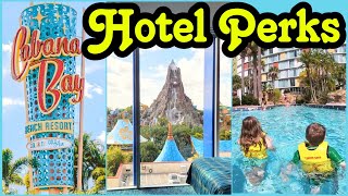 All the Perks at Cabana Bay Beach Resort  Lazy River amp Hotel Amenities at Universal Orlando [upl. by Nipha]